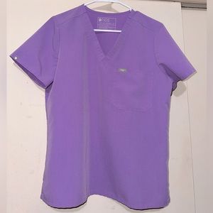 Figs Lavender Dew Catarina One-Pocket Scrub Top
